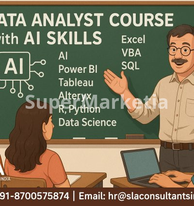 Data Analytics Certification Course, Update with AI Skills for 2026, by SLA Consultants Noida,