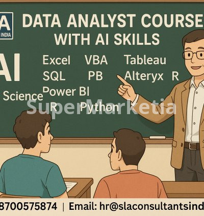 Learn Advanced Data Analyst Course in Delhi with AI & Chat GPT Certification by SLA Consultants India